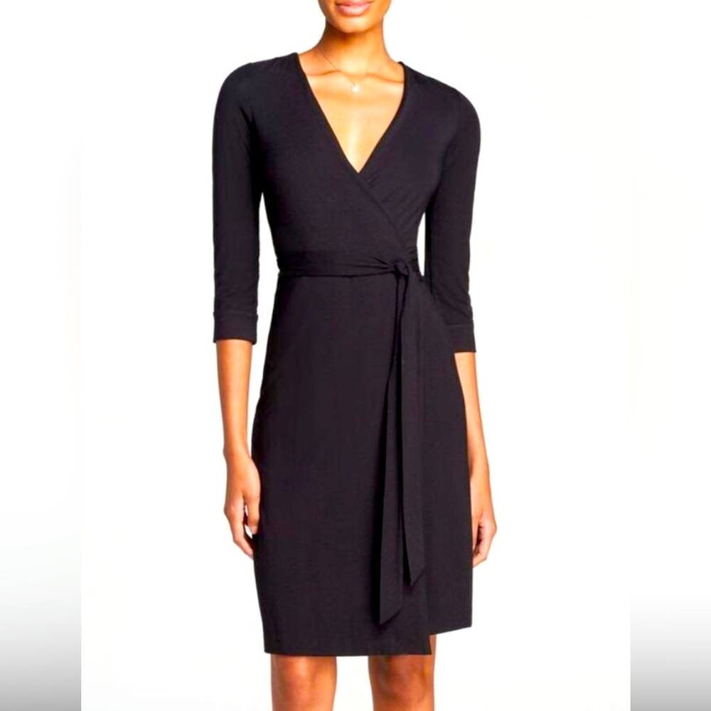 Diane von Furstenberg Classic Black Wrap Dress